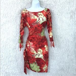 Cache Red Bodycon Dress